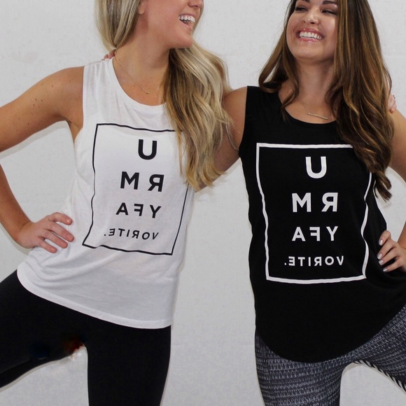 Golden Rhino Tops - You Are My Favorite - Workout Tank